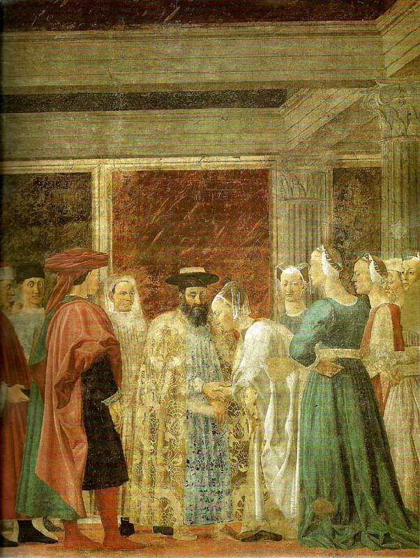 Piero della Francesca the legend of the true cross, detail China oil painting art